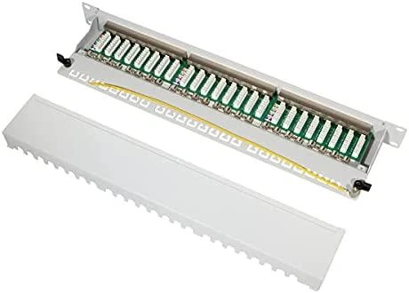 „LogiLink Patch“ skydelis 19 colių 1U 24x RJ-45 Cat.6A pilka (NP0060)