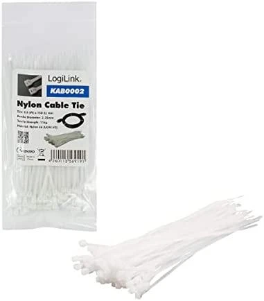 LOGILINK KAB0002 LOGILINK - Rinkinys 100 vnt kaklaraiščių ilgis 15cm