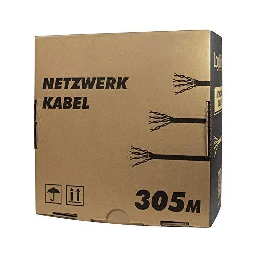 LOGILINK CPV0055 -Tinklo instaliacijos kabelis Cat.7 S/FTP 305 m baltas Pradžia