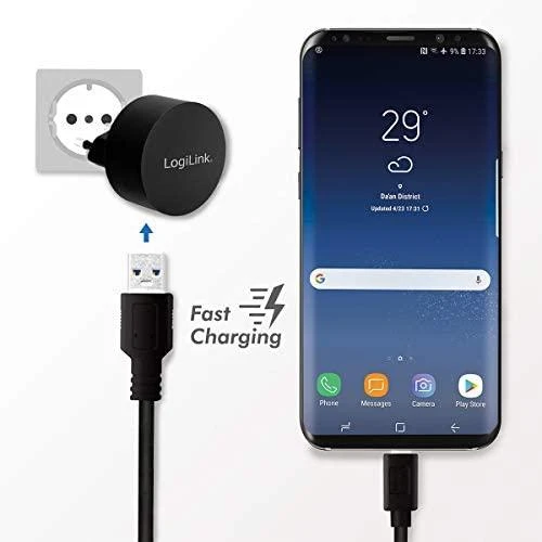 Įkroviklis LogiLink PA0217 1x USB-A 2.1 A (PA0217)
