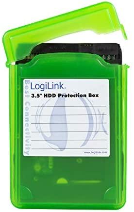 LOGILINK UA0133G LOGILINK - Dėžutės apsauga nuo HDD3.5 žalias