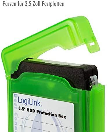 LOGILINK UA0133G LOGILINK - Dėžutės apsauga nuo HDD3.5 žalias