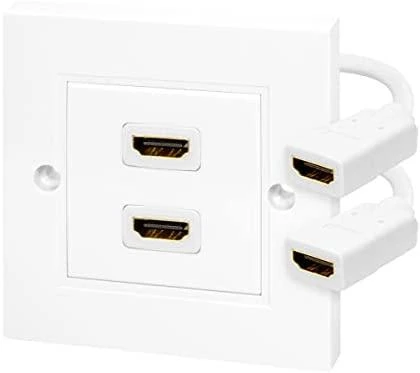Logilink HDMI sieninė plokštė AH0015 2 x HDMI lizdas, HDMI sieninė plokštė, 1 X HDMI lizdas