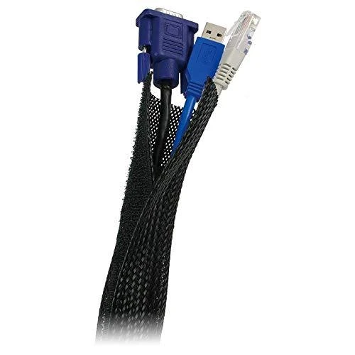 LOGILINK Elastyczny organizator kabli, juodas