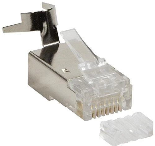 LOGILINK MP0030 LOGILINK - Modulinis kištukas Cat.6A RJ45 skirtas Cat7,Cat.6A, Cat.6 kabelis, 10vnt. rinkinys