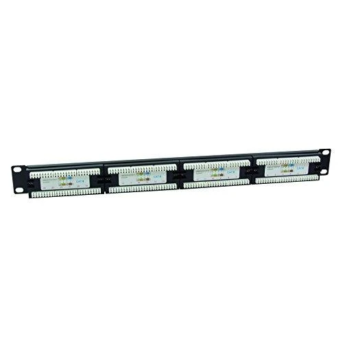 LOGILINK NP0004 LOGILINK - Patch panel UTP CAT6 24-jungtys juodas