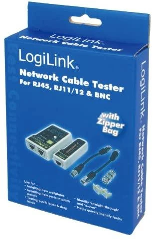 LOGILINK WZ0015 LOGILINK - Kabelių tikrintuvas su nuotoliniu bloku