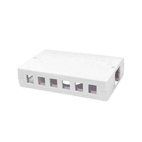 LOGILINK NK4033 LOGILINK- Keystone Surface Mounted Box 12 port UTP, baltas