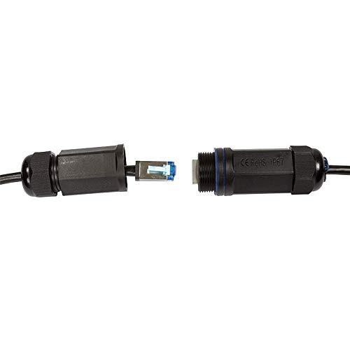 LOGILINK CQ7123S LOGILINK - Lauko patch kabelis CAT.6A S/FTP PVC+PE, juodas, 30m