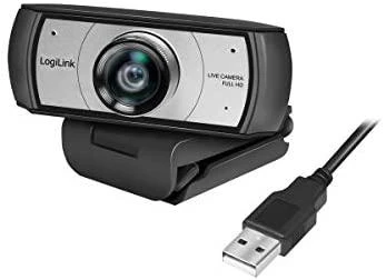 LOGILINK UA0377 HD USB internetinė kamera 120 laipsnių dvigubas mikrofonas