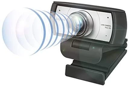 LOGILINK UA0377 HD USB internetinė kamera 120 laipsnių dvigubas mikrofonas
