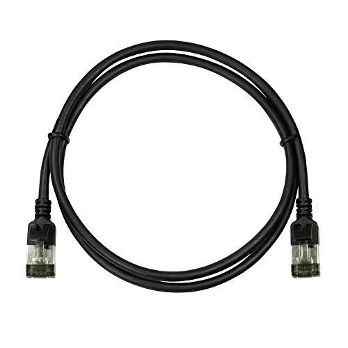 2direct LogiLink Patchkabel CAT6A U/FTP TPE SlimLine juodas 0,3m