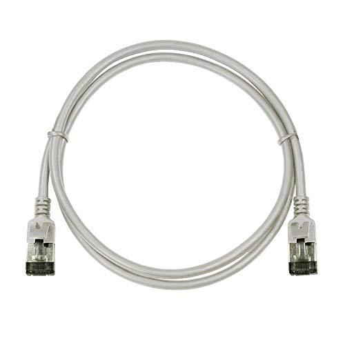 LogiLink LogiLink Patchkabel CAT6A STP TPE SlimLine grau 0,5m