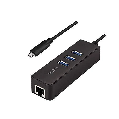 LogiLink USB-C adapteris su 3x USB 3.0 ir RJ45 jungtimis