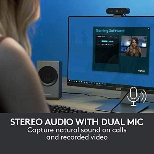 Internetinė kamera Logitech BRIO ULTRA HD PRO 4K (960-001106)