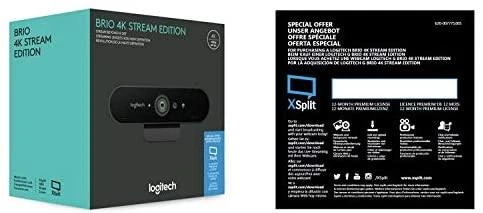 Internetinė kamera Logitech BRIO ULTRA HD PRO 4K (960-001106)