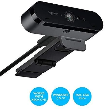 Internetinė kamera Logitech BRIO ULTRA HD PRO 4K (960-001106)