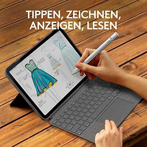 Logitech Combo Touch skirta Apple iPad Pro (2021) 12.9 col. - Dėklas su klaviatūra ir jutikliniu kilimėliu (vokiečių k.)