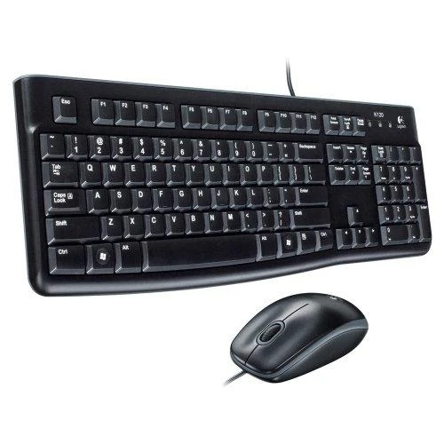 Laidinis klaviatūros ir pelės komplektas Logitech MK120, Nordic išdėstymas