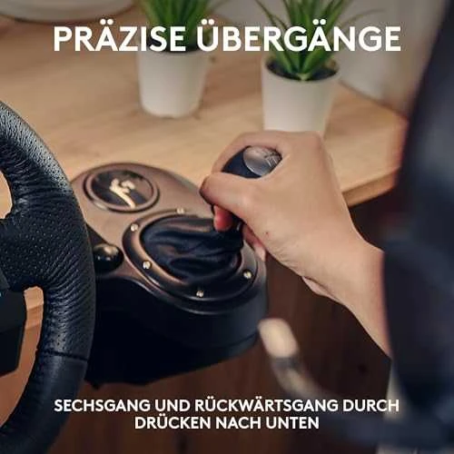 Logitech G29 SE Driving Force žaidimų vairas su pedalais, su „Force Feedback“ technologija + Logitech G Driving Force pavarų perjungimo svirtis, skirta PS5, PS4 ir PC (991-000557)