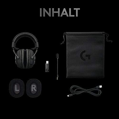 Žaidimų ausinės Logitech G PRO X, BLUE VO!CE, PRO-G 50mm, DTS X 2.0, USB  DAC, 3.5mm jungtis | Varle.lt