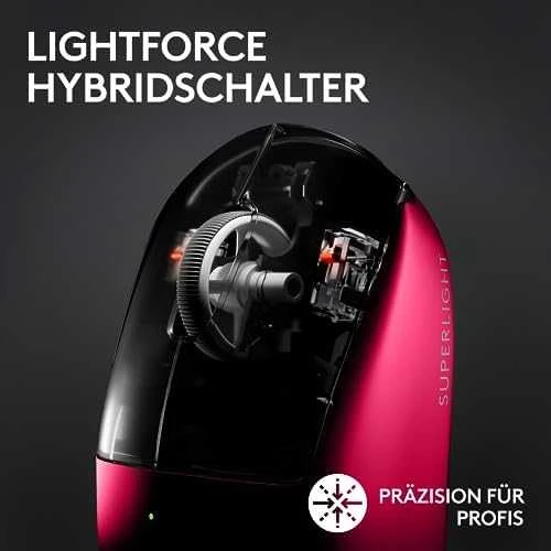 Žaidimų pelė Logitech G Pro X Superlight 2, rožinė
