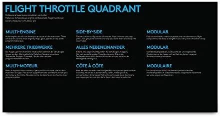 Logitech Pro Flight Throttle Quadrant Vairalazdė