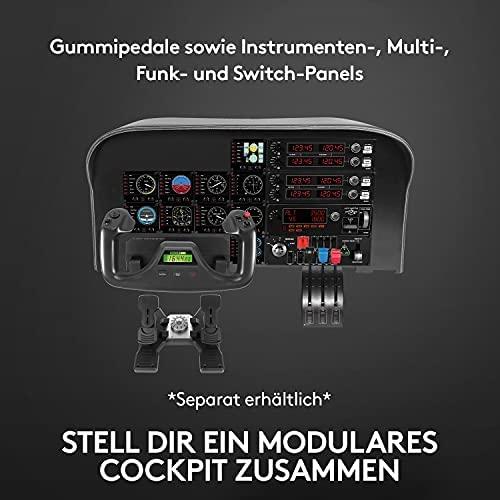 その他 FLIGHT YOKE SYSTEM Logitech G Flight Simulator Yoke System with Throttle Quadrant