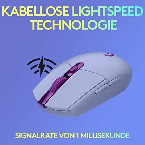 Belaidė žaidimų pelė Logitech G305 Hero, Lightspeed, Alyvinė