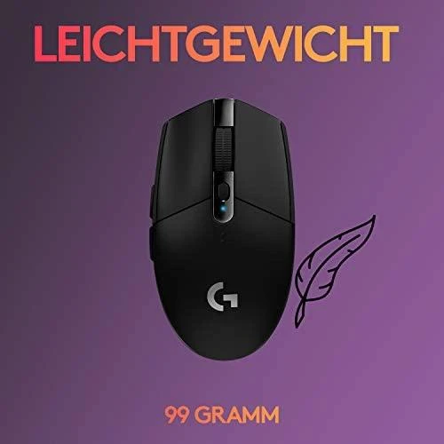 Pelė žaidimams Logitech G305, juodos spalvos