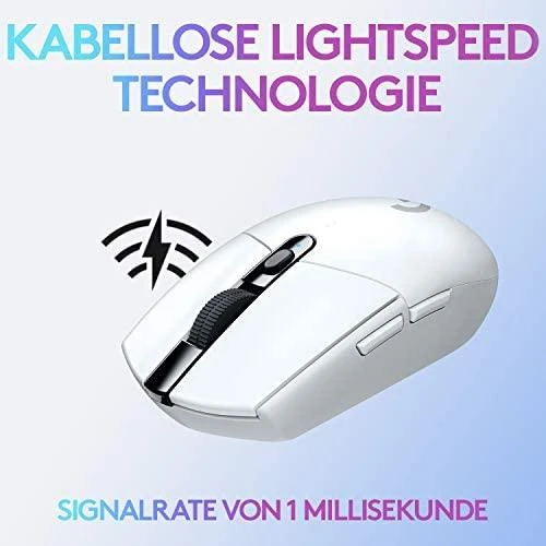 Belaidė žaidimų pelė Logitech G305 Hero, Lightspeed, Balta