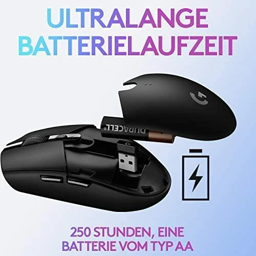 Belaidė žaidimų pelė Logitech G305 Hero, Lightspeed, Balta