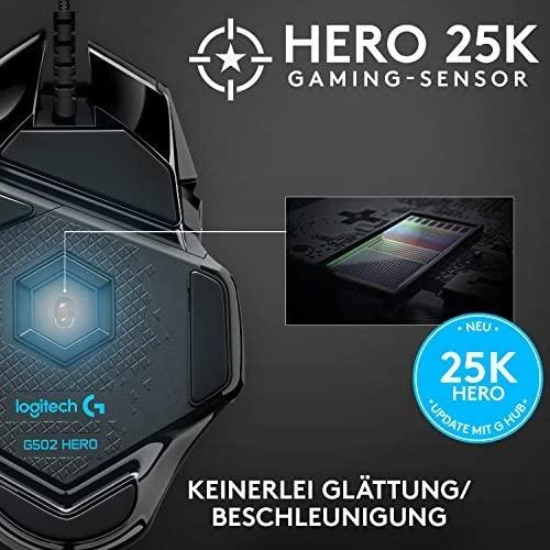 Žaidimų pelė Logitech G502 Hero