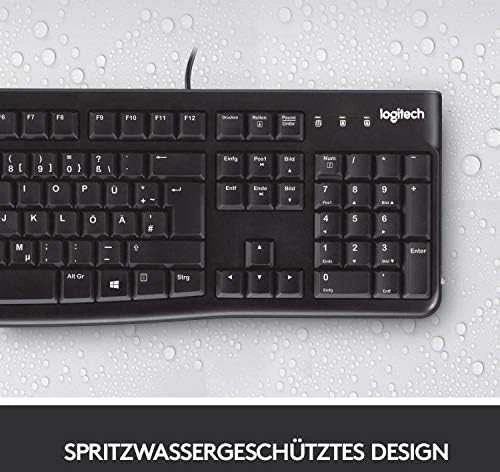 Logitech klaviatūra K120 su laidu, DE/AT išdėstymas