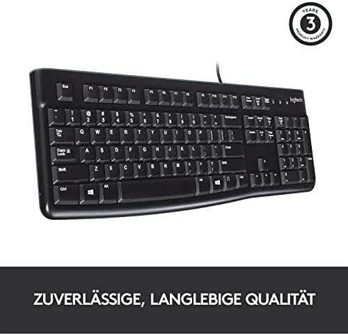 Logitech klaviatūra K120 su laidu, DE/AT išdėstymas