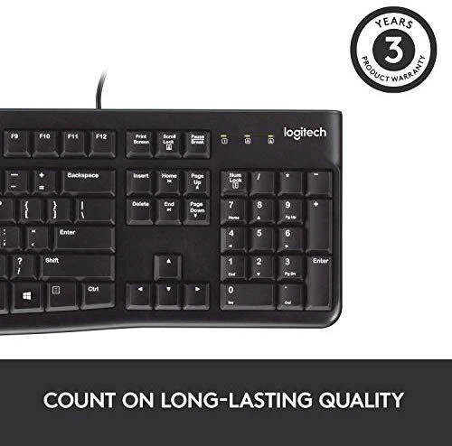 Klaviatūra Logitech K120 UK Juodas