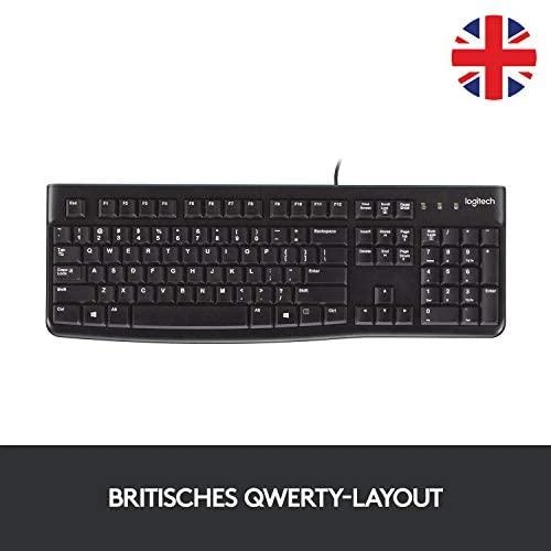 Logitech klaviatūra K120 su laidu, Ispanų