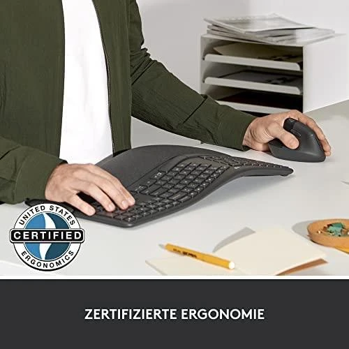 Pelė LOGITECH LIFT verslui LEFT - GRAPHITE / Juodas - EMEA