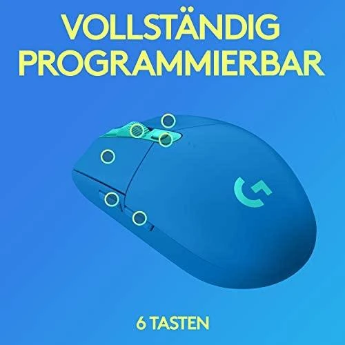 Belaidė pelė žaidimams Pelė Logitech G305 Lightspeed, mėlyna