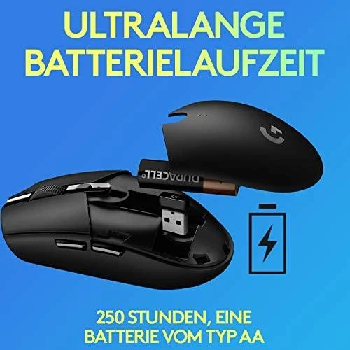 Belaidė pelė žaidimams Pelė Logitech G305 Lightspeed, mėlyna