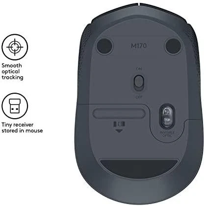 Belaidė pelė Logitech M171, Juoda