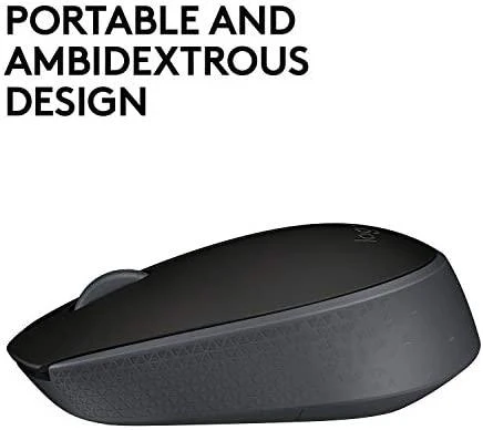 Belaidė pelė Logitech M171, Juoda