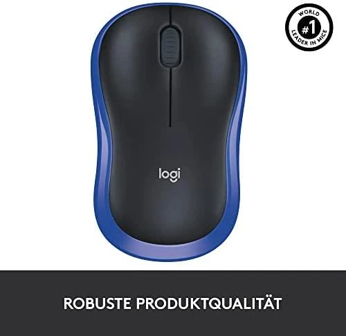 Bevielė pelė Logitech M185, Mėlyna