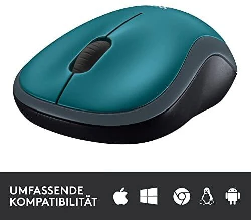 Bevielė pelė Logitech M185, Mėlyna