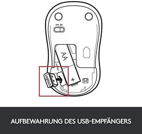 Bevielė pelė Logitech M185, Mėlyna