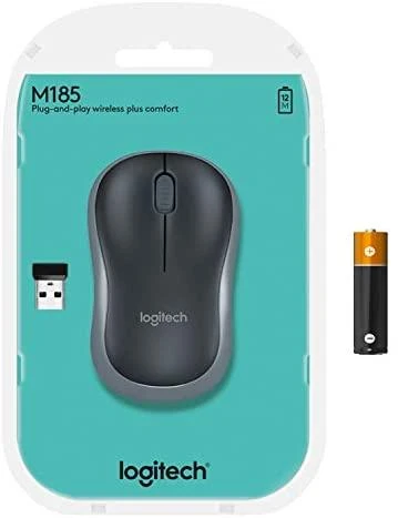 Pelė Logitech M185 pilka (910-002238)