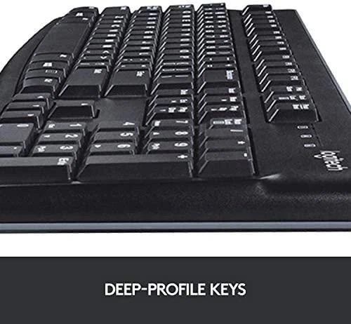 Laidinis klaviatūros ir pelės komplektas Logitech MK120, Nordic išdėstymas