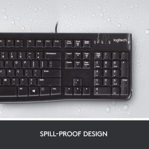 Laidinis klaviatūros ir pelės komplektas Logitech MK120, Nordic išdėstymas