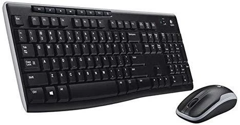 Logitech MK270 klaviatūra Radijo dažnio belaidė QWERTY Italų kalba Juoda