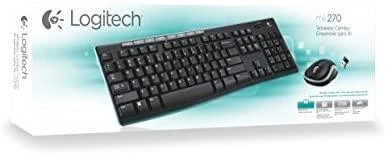 elaidis klaviatūros ir pelės rinkinys Logitech MK270, UK English išdėstymas